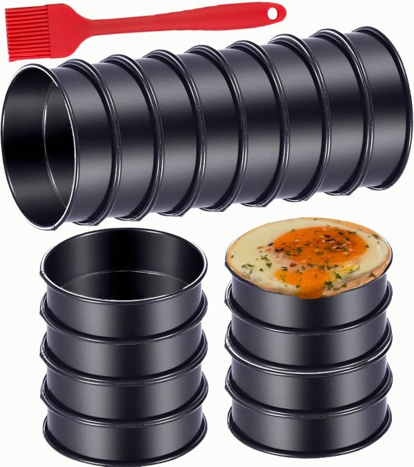 DATANYA English Muffin Rings Nonstick Stainless Steel Baking-0