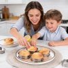 DATANYA English Muffin Rings Stainless Steel Baking Set-6