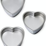 Kefyixc Heart Cake Pan Aluminum Oven Safe Baking-0
