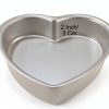 Kefyixc Heart Cake Pan Aluminum Oven Safe Baking-1