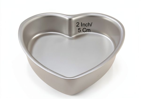 Kefyixc Heart Cake Pan Aluminum Oven Safe Baking-1
