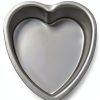 Kefyixc Heart Cake Pan Nonstick Aluminum Baking Mold-3
