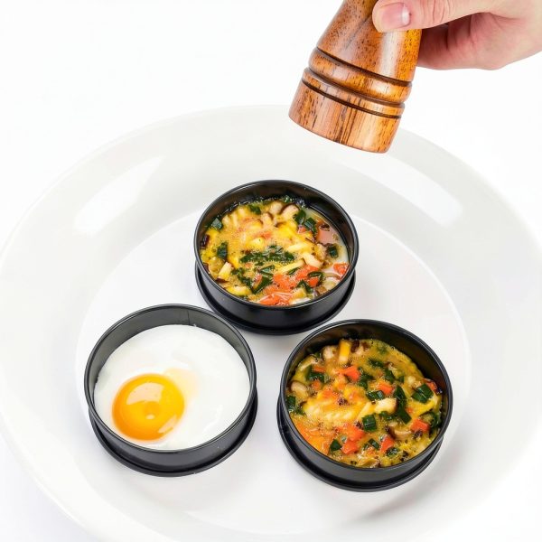 DATANYA Nonstick Muffin Rings Stainless Steel Baking Tools-3
