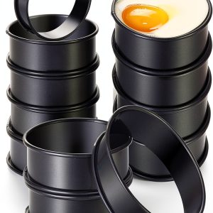 DATANYA Nonstick Muffin Rings Stainless Steel Baking Tools-0