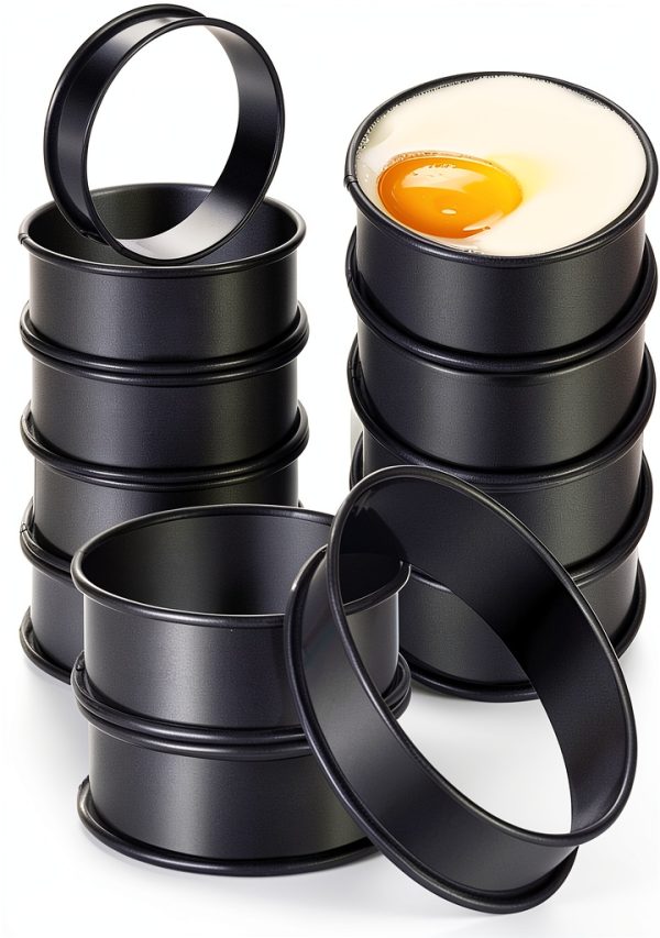 DATANYA Nonstick Muffin Rings Stainless Steel Baking Tools-0