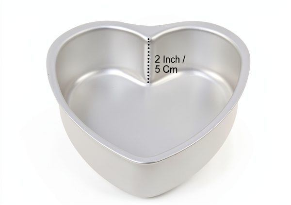 Heart Cake Pan Kefyixc Aluminum Baking Mold Oven Safe-1