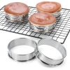DATANYA Stainless Steel Muffin Rings Baking Kitchen Tools-3