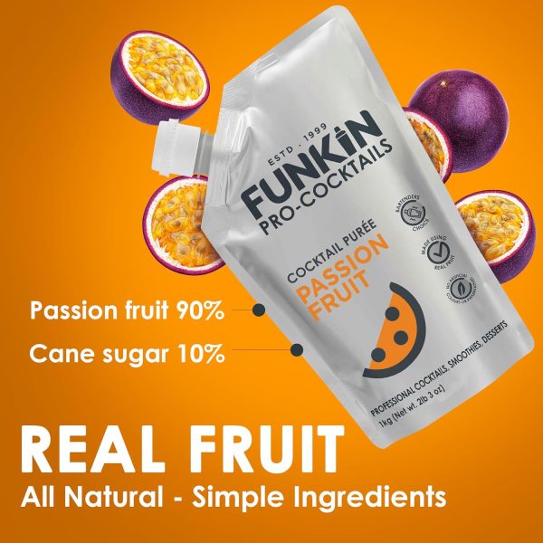 Funkin Fruit Puree Cocktail Mixer Blueberry 35oz-1