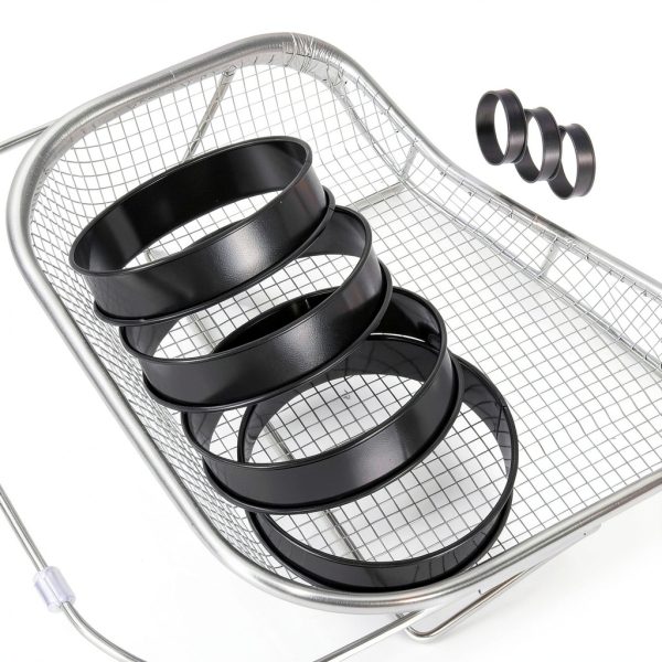 DATANYA Nonstick Muffin Rings Stainless Steel Baking Tools-5