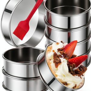 DATANYA Stainless Steel Muffin Rings Baking Kitchen Tools-0