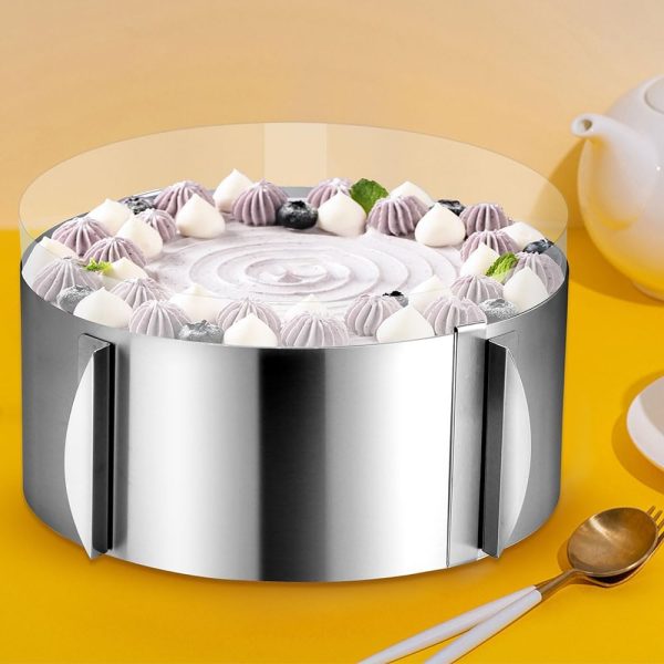 DATANYA Adjustable Cake Ring Stainless Steel Baking Tool-6