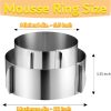 DATANYA Adjustable Cake Ring Stainless Steel Baking Tool-1