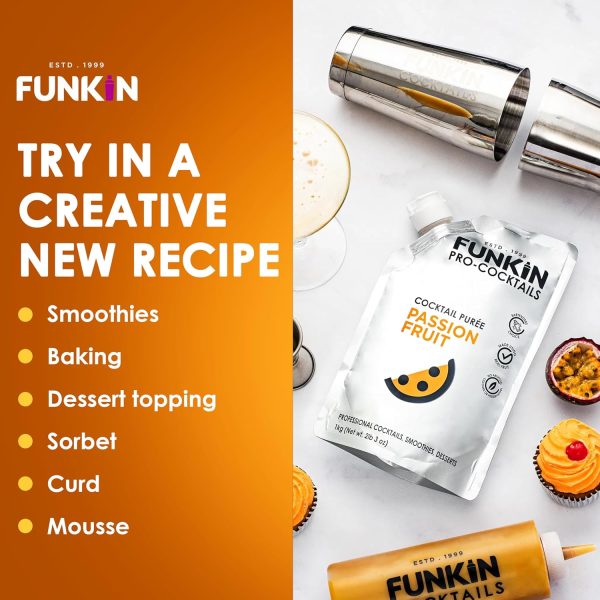Funkin Fruit Puree Cocktail Mixer Blueberry 35oz-6