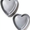Kefyixc Heart Cake Pan Aluminum Oven Safe Baking-0