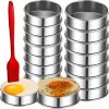 DATANYA English Muffin Rings Stainless Steel Baking Set-0