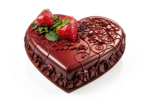 Kefyixc Heart Cake Pan Nonstick Aluminum Baking Mold-4