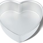 Heart Cake Pan Kefyixc Aluminum Baking Mold Oven Safe-0