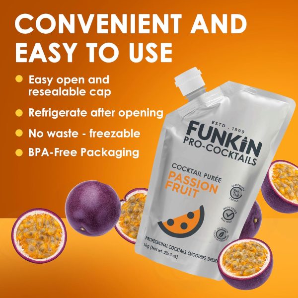 Funkin Fruit Puree Cocktail Mixer Blueberry 35oz-5