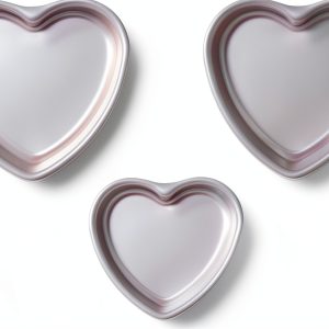 Heart Cake Pan Kefyixc Aluminum Baking Mold Oven Safe-0
