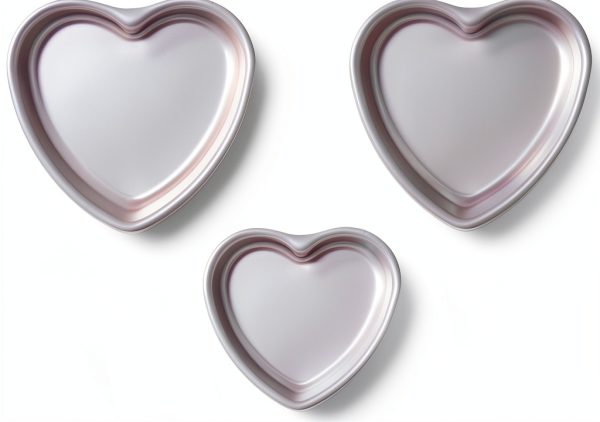 Heart Cake Pan Kefyixc Aluminum Baking Mold Oven Safe-0