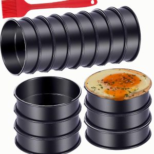 DATANYA English Muffin Rings Stainless Steel Nonstick Baking-0