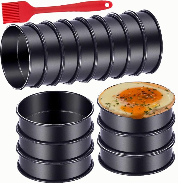 DATANYA English Muffin Rings Stainless Steel Nonstick Baking-0